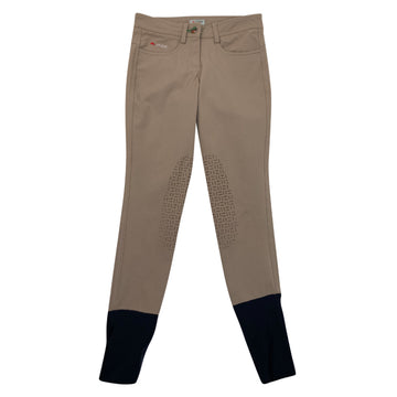 Iago Venezia Knee Grip Breeches in Dark Beige