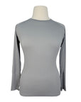 TKEQ 'The Kennedy' Seamless Long Sleeve Shirt in Grey
