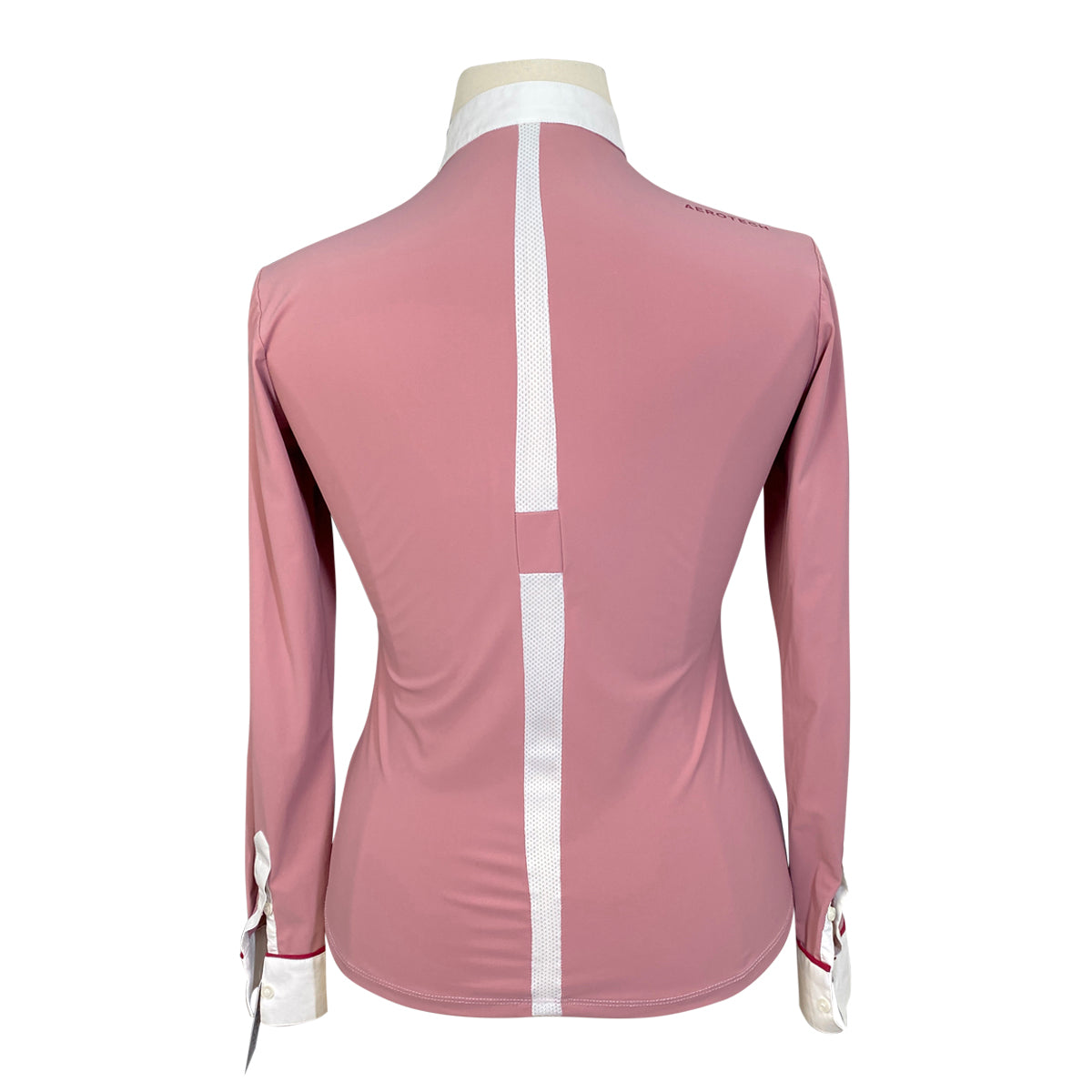 Horse Pilot 'Aerotech' Long Sleeve Show Shirt in Mesa Pink