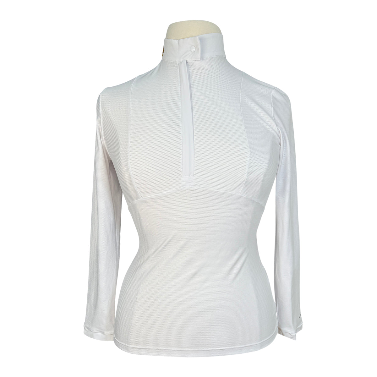 Criniēre 'Monique: The Winner's Edge' Long Sleeve Show Shirt in White