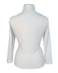 Criniēre 'Monique: The Winner's Edge' Long Sleeve Show Shirt in White