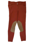 Dover Saddlery 'Dalton' Classic Knee Patch Breeches in Rust