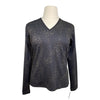 Arista 'Quintessential' V-Neck Sweater in Leopard 