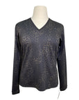 Arista 'Quintessential' V-Neck Sweater in Leopard 