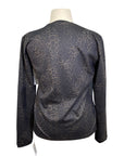 Arista 'Quintessential' V-Neck Sweater in Leopard 