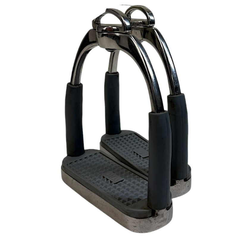 MDC Super Sport Stirrup Irons in Stainless Steel