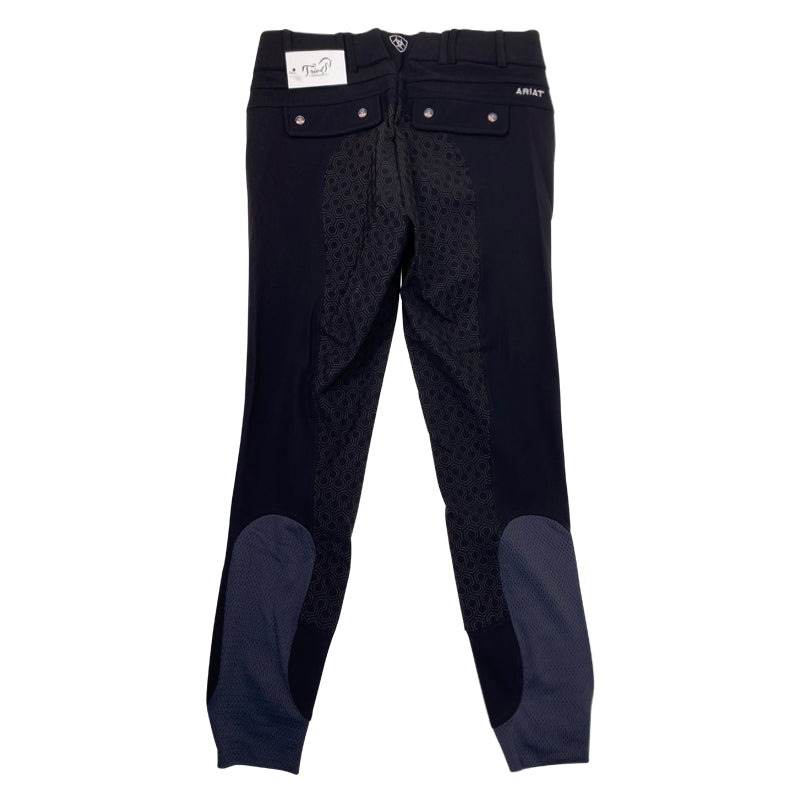 Ariat 'Tri Factor Grip' Full Seat Breeches in Black - Women's 24R
