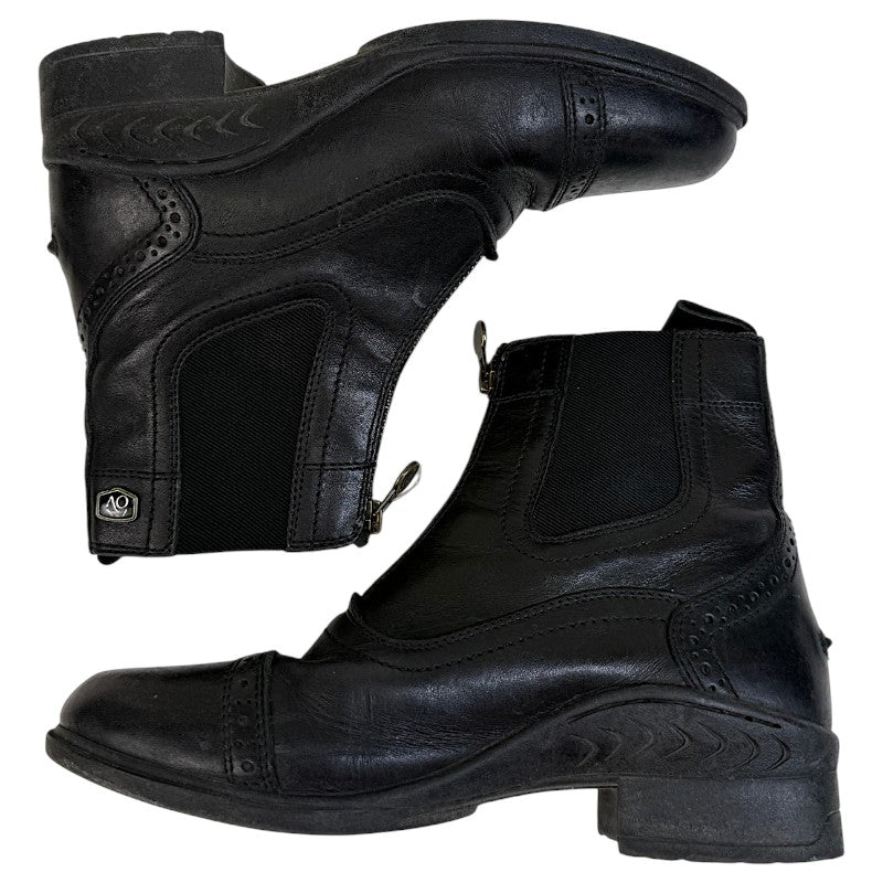 Ovation 'Tuscany' Zip Paddock Boots in Black