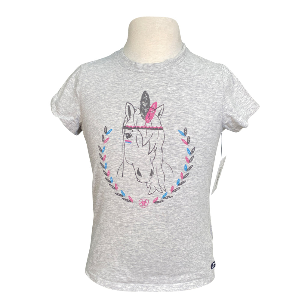 Ariat 'Undercover Horse' Short Sleeve Tee in Grey/Horse