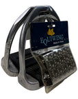 Equi Wing Wide Track Stirrup Irons in Stainless Steel