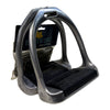 Equi Wing Wide Track Stirrup Irons in Stainless Steel