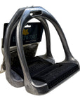 Equi Wing Wide Track Stirrup Irons in Stainless Steel