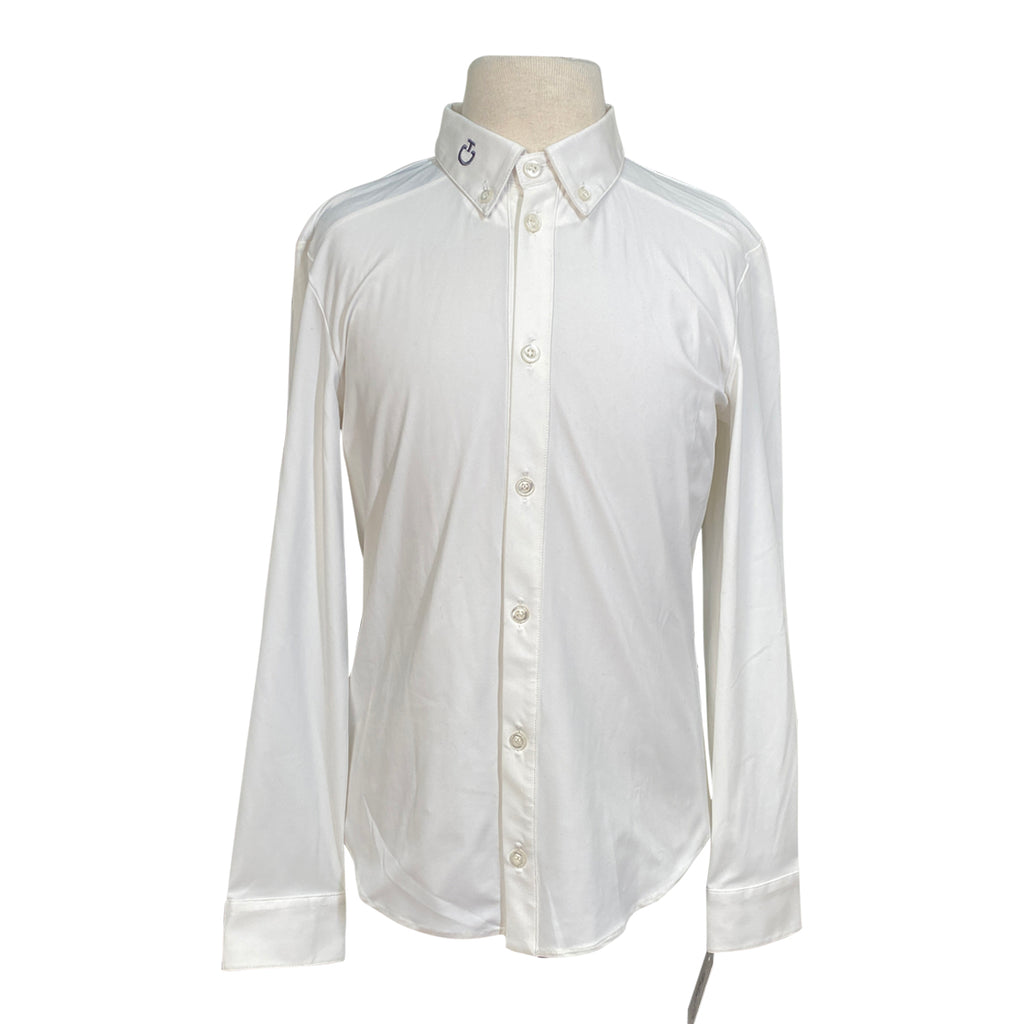 Cavalleria Toscana L/S Jersey Competition Shirt  in White