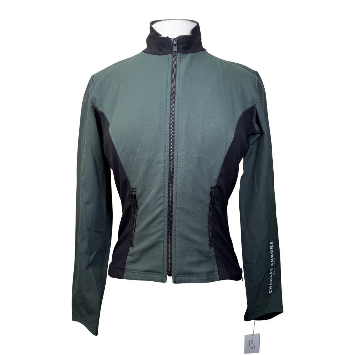 Charles Ancona Training Jacket in Green/Black