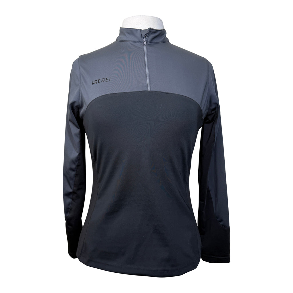 Montar 'Rebel' Training Shirt in Charcoal/Black