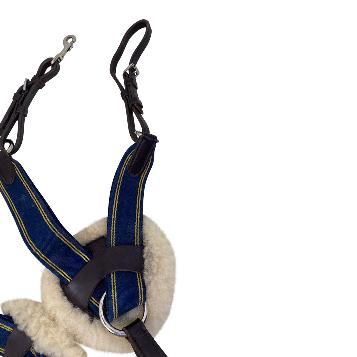 Ovation '4-Star' Five-Point Eventing Breastplate in Havana/Navy