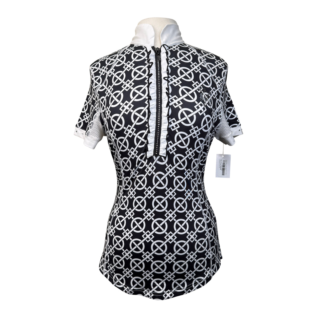 Goode Rider 'Luxe' Show Shirt in Black Graphic