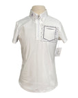 Cavalleria Toscana Pocket Logo Competition Polo in White