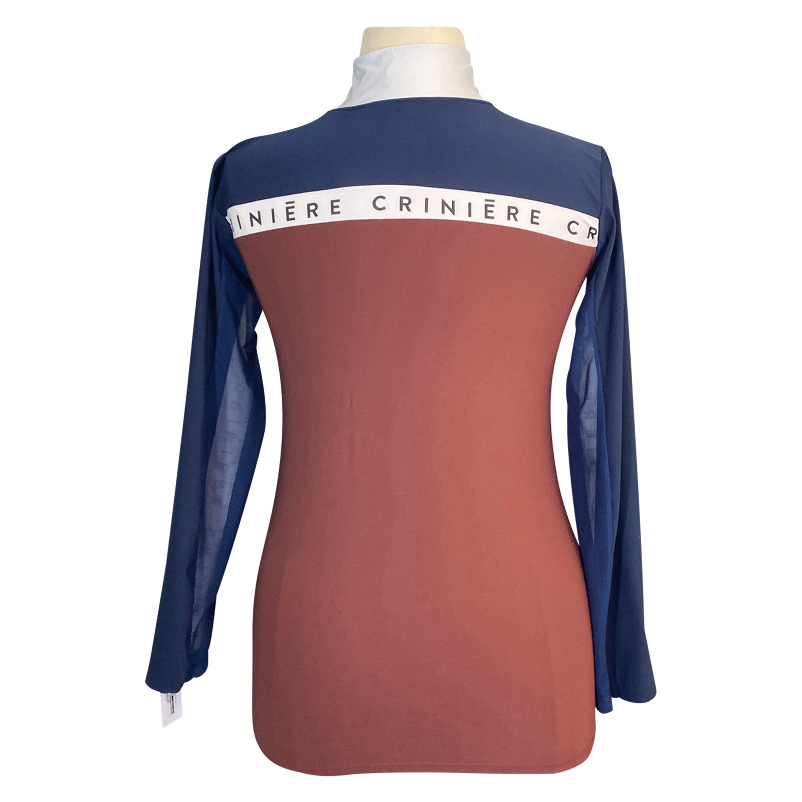 Back of Criniēre &#39;Estella&#39; Schooling Top in Burgundy/Navy