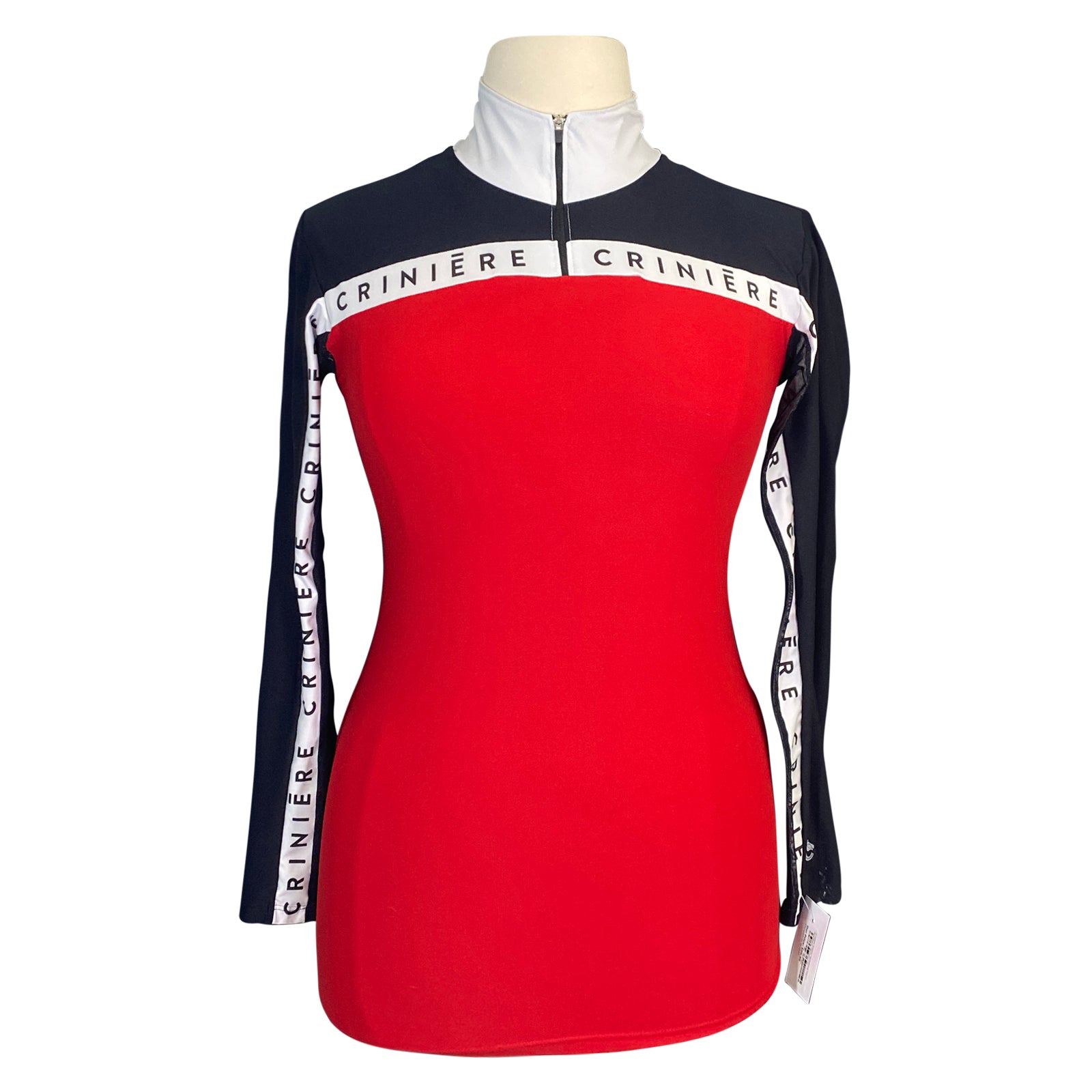 Criniēre 'Estella' Schooling Top in Black/Red