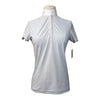 Cavalleria Toscana Perforated Jersey SS Show Shirt in Cloud