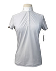 Cavalleria Toscana Perforated Jersey SS Show Shirt in Cloud