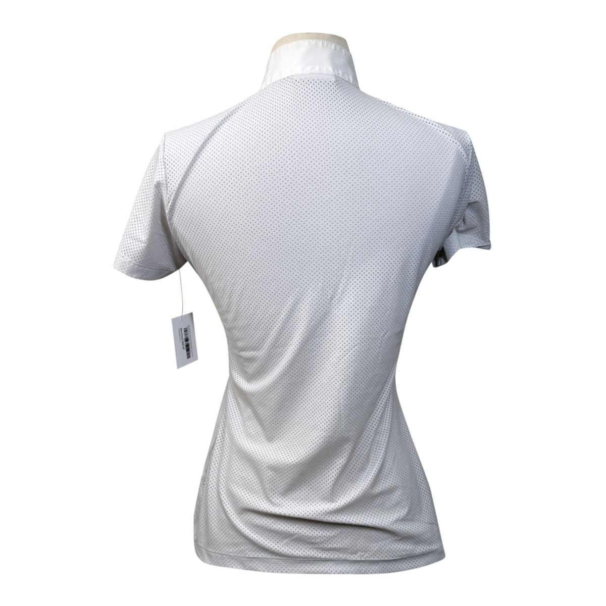 Cavalleria Toscana Perforated Jersey SS Show Shirt in Cloud
