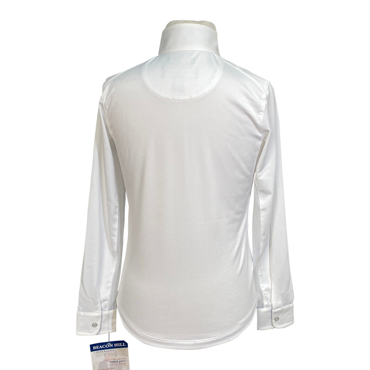 Beacon Hill Talent Yarn Show Shirt in White/Blue Hex