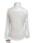 Beacon Hill Talent Yarn Show Shirt in White/Blue Hex