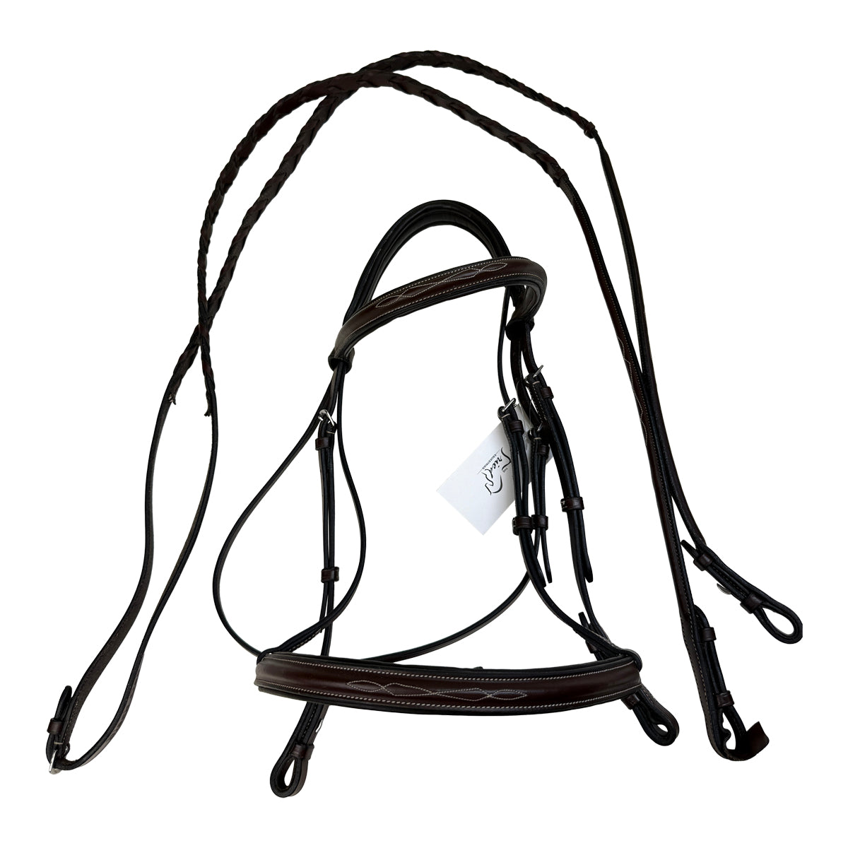 Black Oak 'Aster' Hunter Bridle in Brown