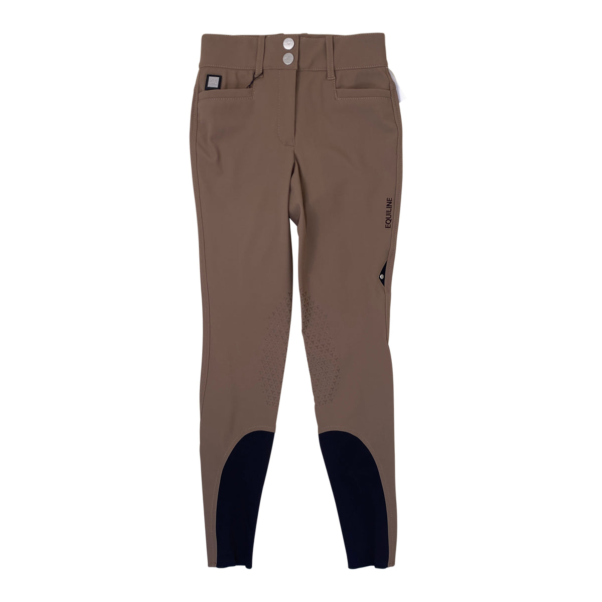 Equiline 'Ernaek' Knee Grip Breeches in Camel 