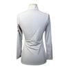 Equestrian Club 'Lenna' Show Shirt in Pale Grey