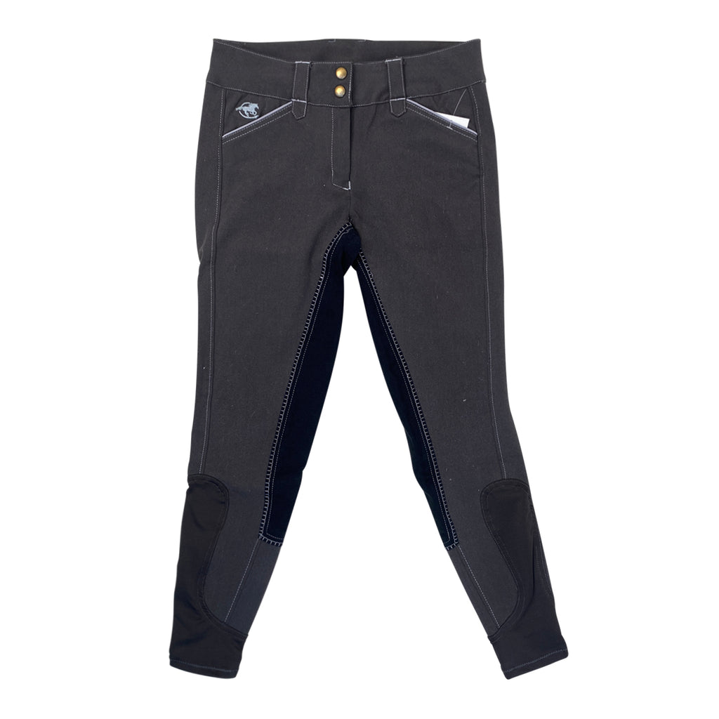 SmartPak Piper Full Seat Breeches in Grey