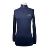 Kastel Signature Long Sleeve Shirt in Navy