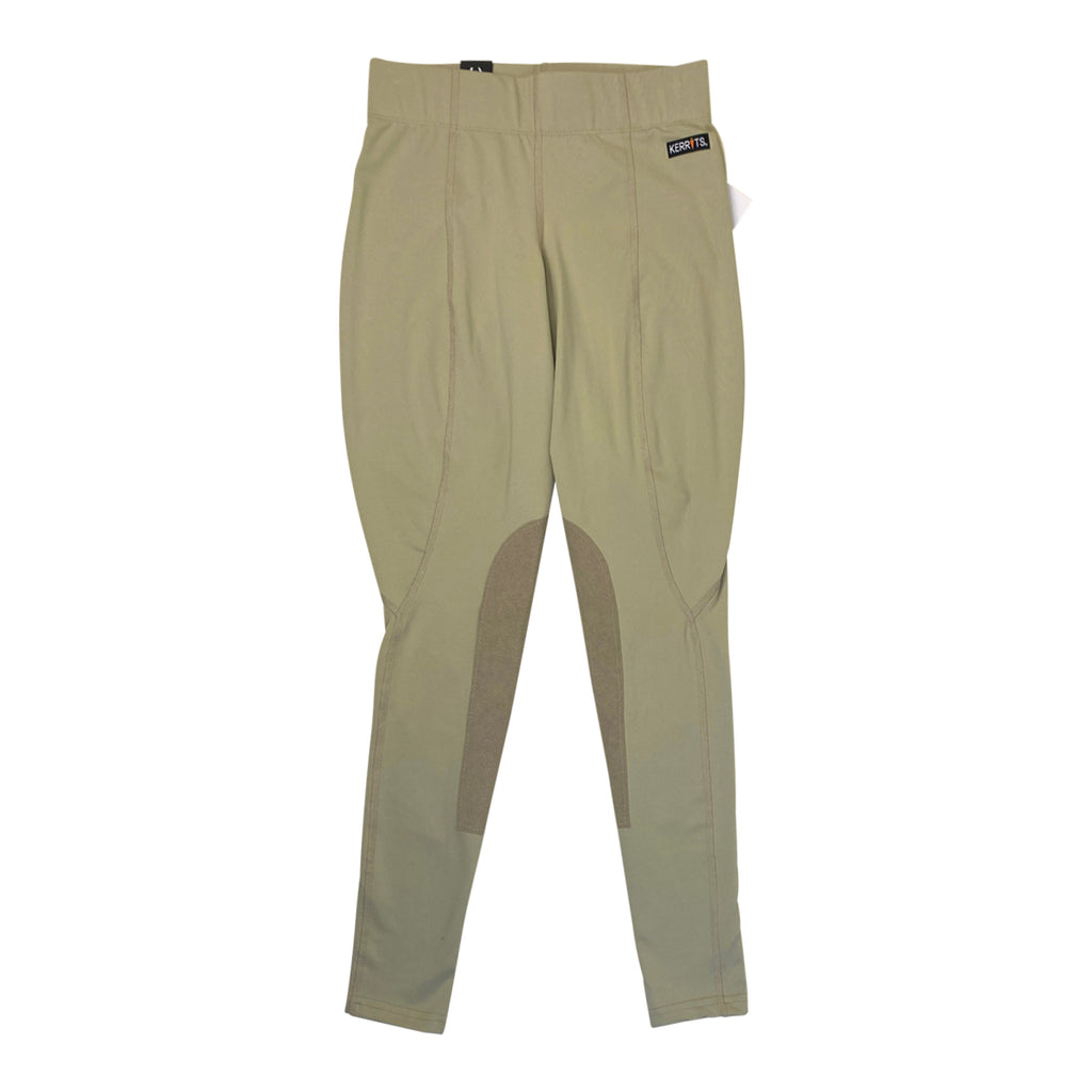 Kerrits Flow Rise Knee Patch Performance Tight in Tan