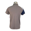 Kingsland 'Ifan' Men's Tech Pique Polo Shirt in Brown Iron