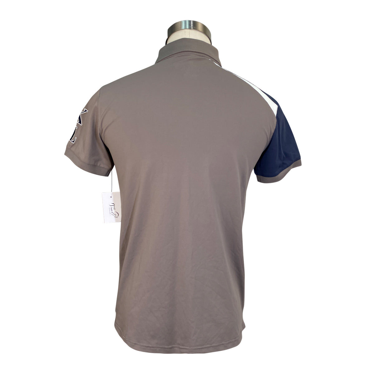 Kingsland 'Ifan' Men's Tech Pique Polo Shirt in Brown Iron