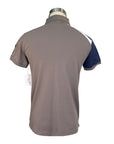 Kingsland 'Ifan' Men's Tech Pique Polo Shirt in Brown Iron