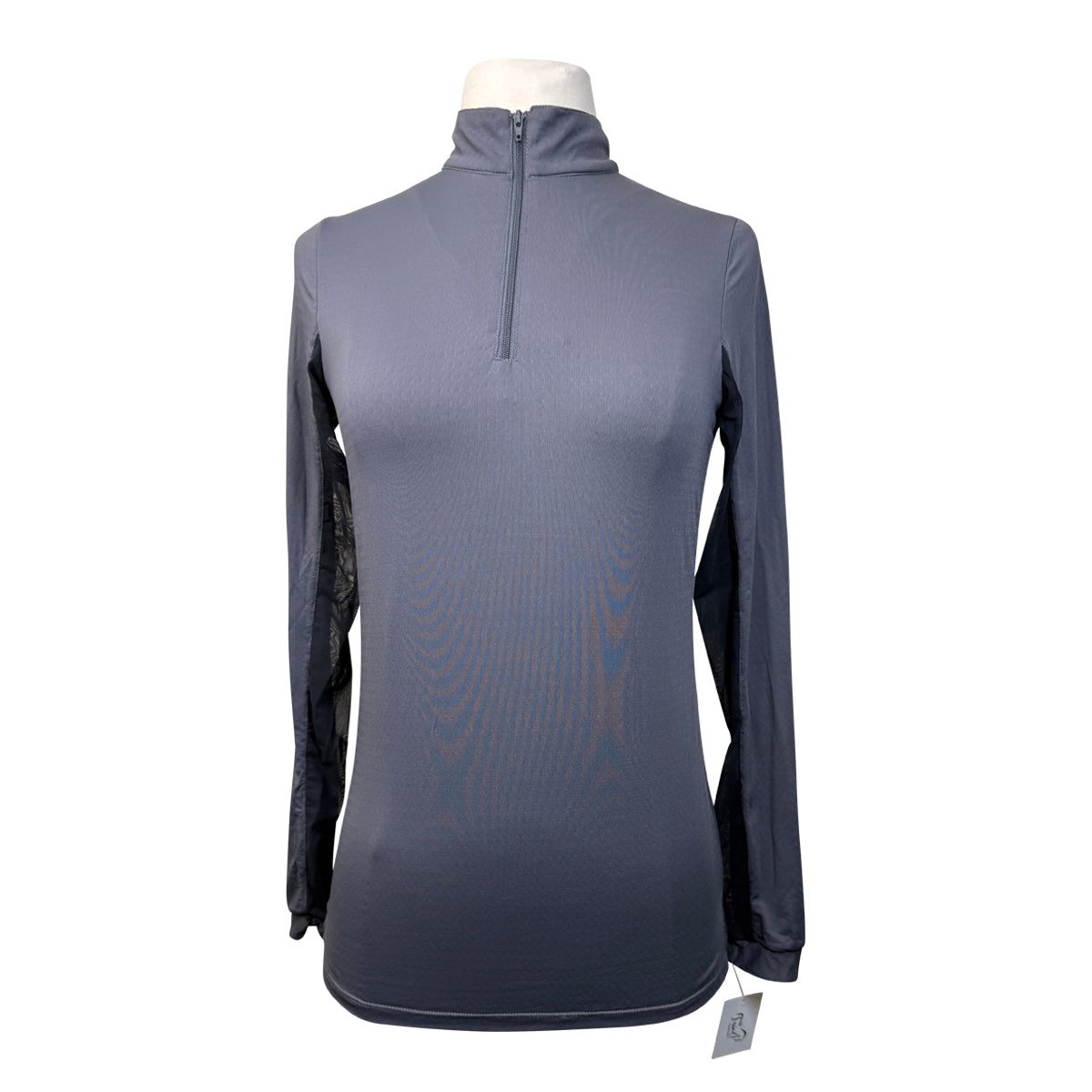 Kastel Denmark Long Sleeve Crystal Crown Shirt in Grey