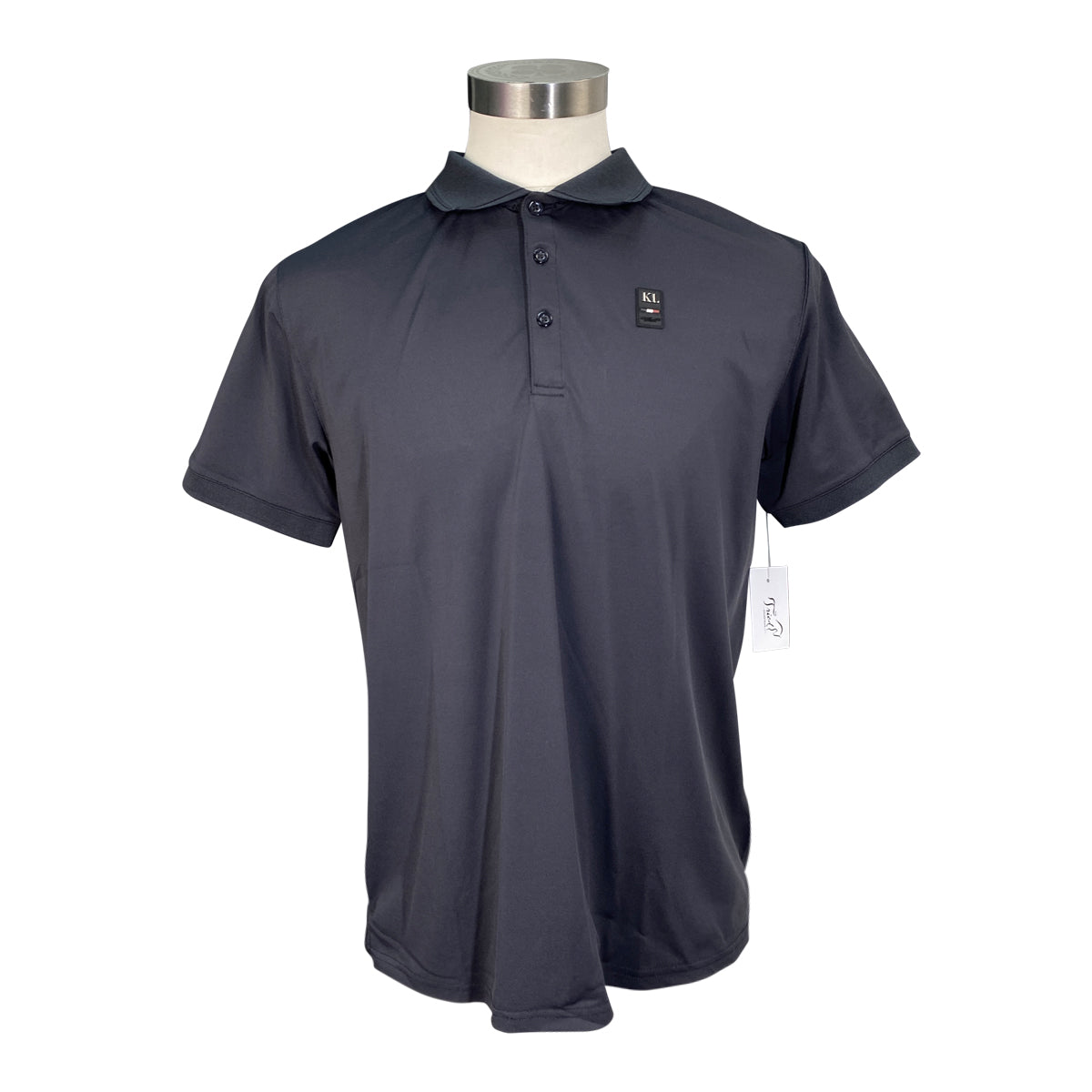 Kingsland &#39;Aesop&#39; Men&#39;s Tech Pique Polo Shirt in Navy