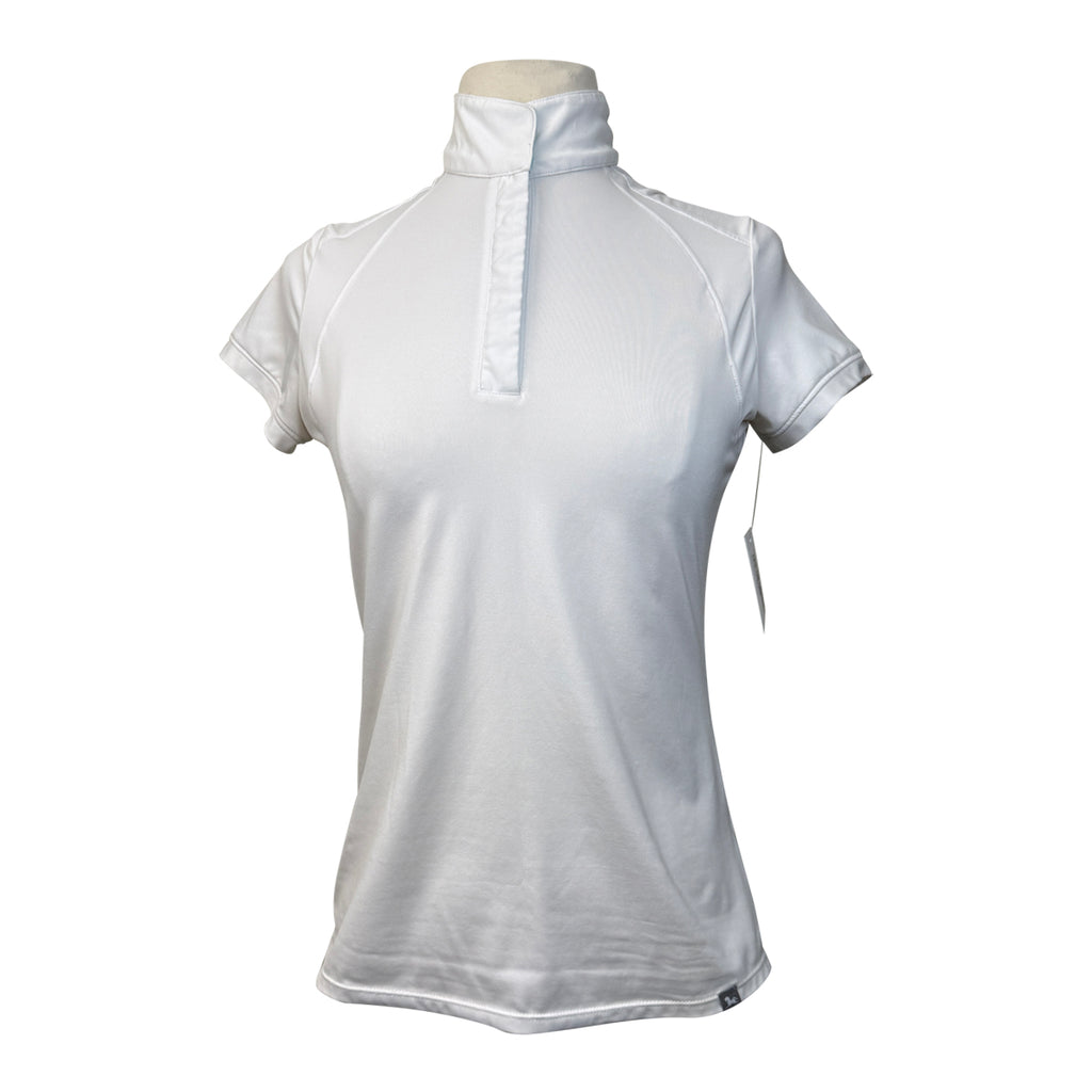 RJ Classics 'Sadie 37.5' Ladies Show Shirt in White/Flamingo