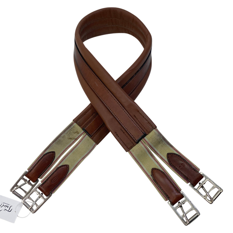 Tory Leather Contoured Girth in Light Brown