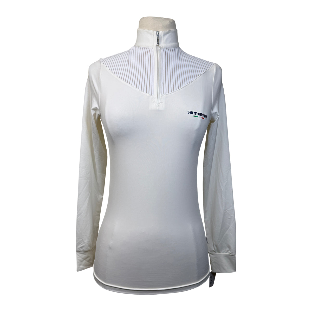 Sarm Hippique 'Camilla' Show Shirt in White