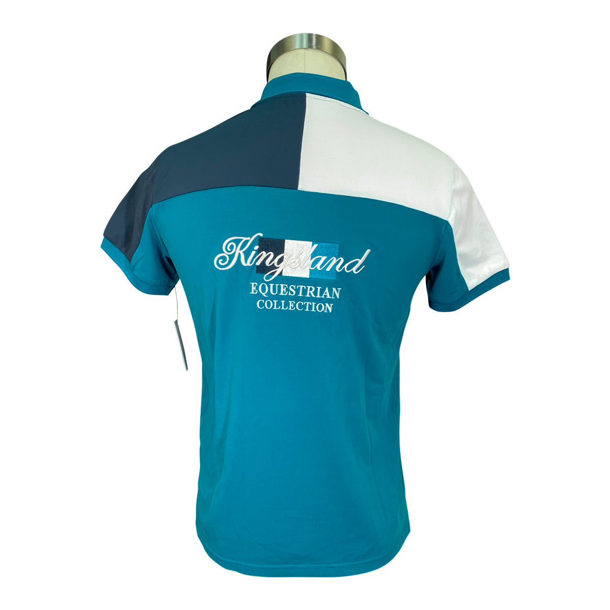Kingsland 'Janko' Mens Tech Pique Polo in Blue Deep Lagoon