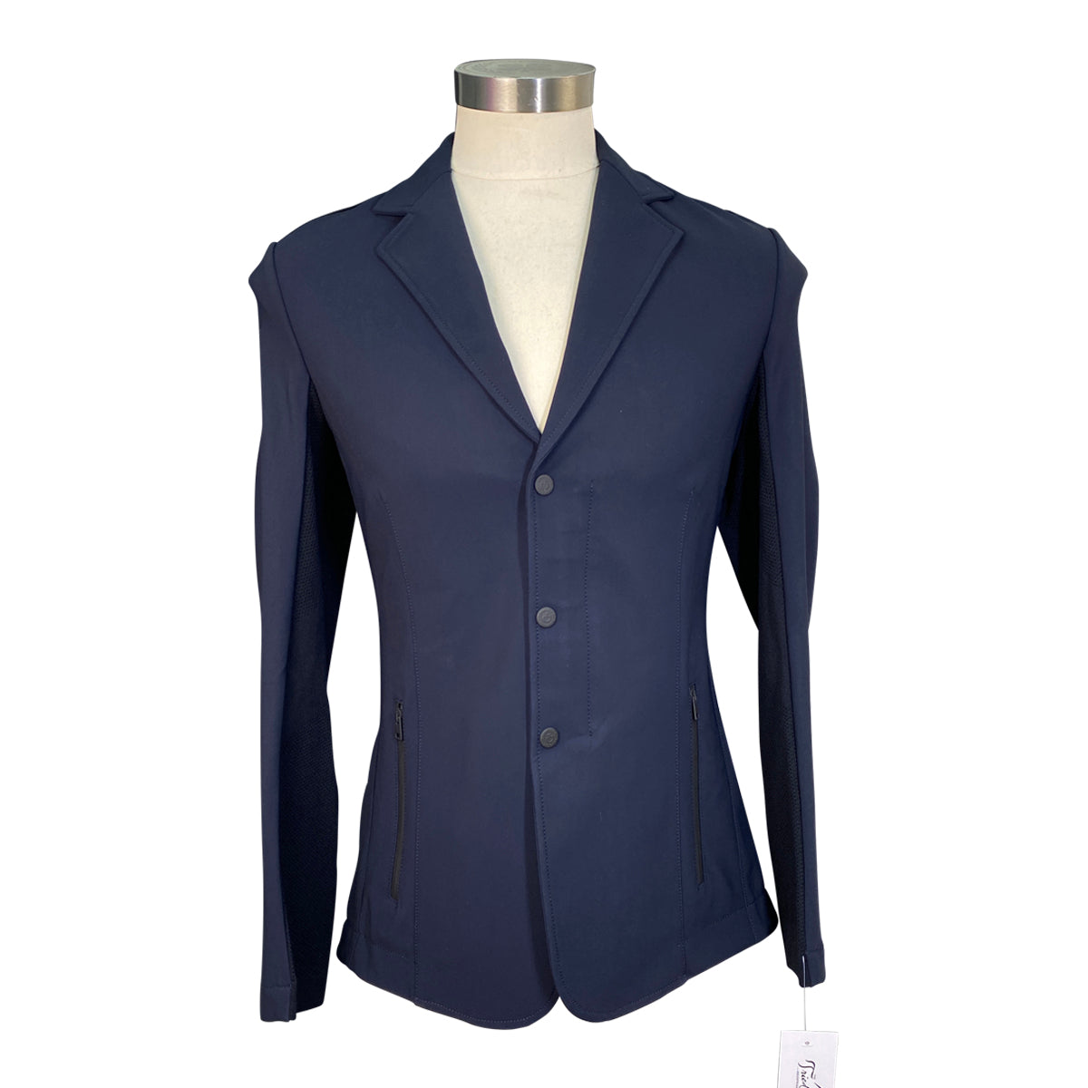 Cavalleria Toscana Tech Knit Zip Show Jacket in Navy