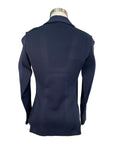 Cavalleria Toscana Tech Knit Zip Show Jacket in Navy