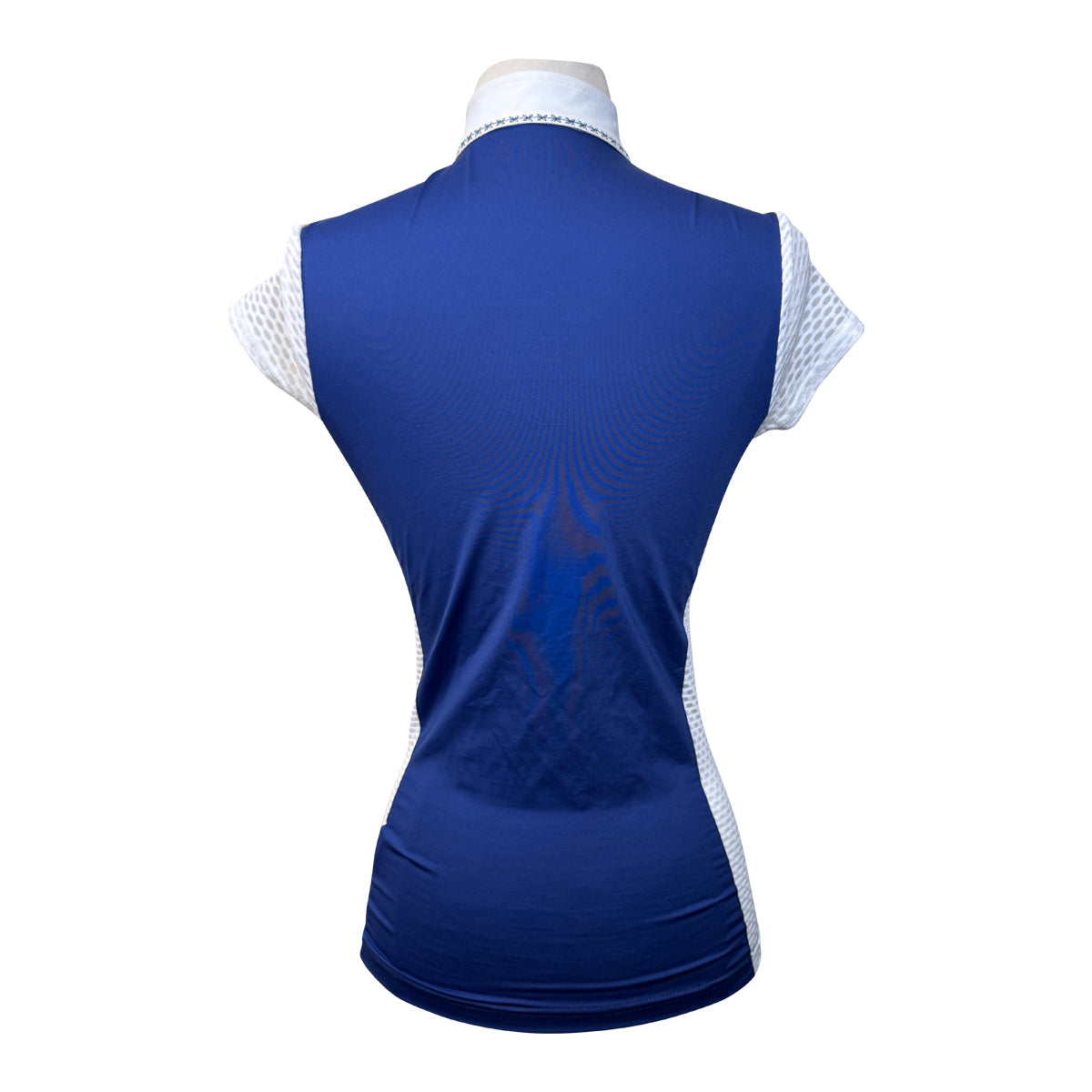 Sarm Hippique 'Amelia' SS Shirt in Navy/White