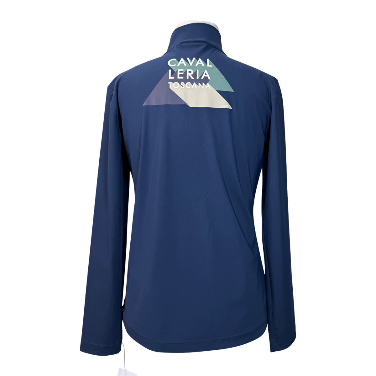Cavalleria Toscana Printed CT Logo L/S Jersey in Navy