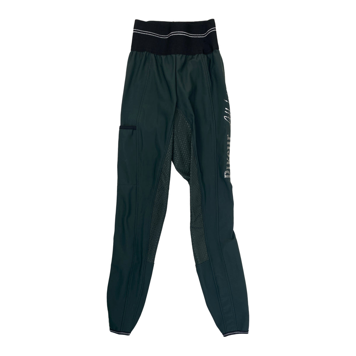 Pikeur 'Gia' Grip Athleisure Breeches Knee Patch in Grey