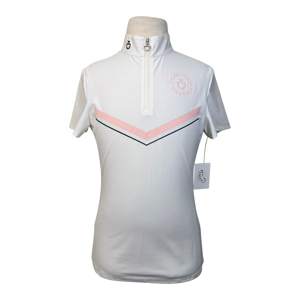 Cavalleria Toscana Jersey Polo in White